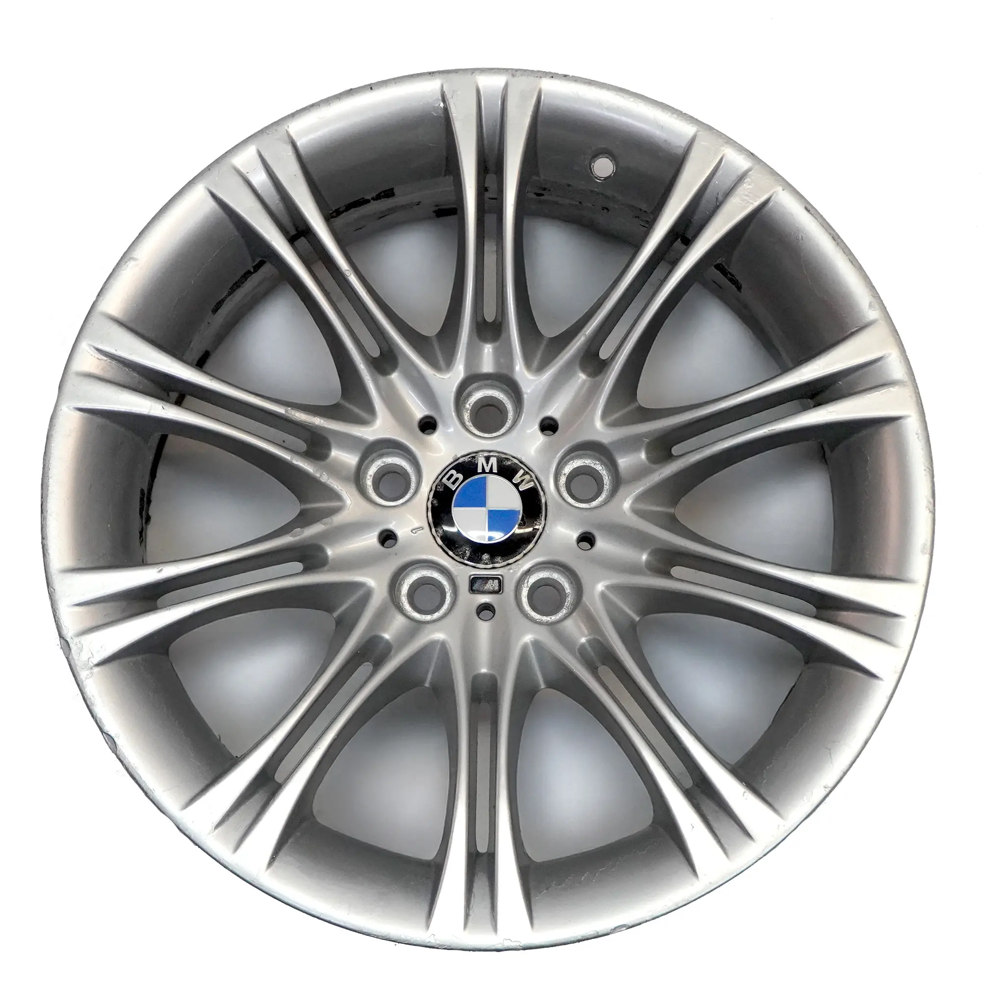 BMW 5 Series E60 E61 Silver Alloy Wheel Rim 18" ET:20 8J M Double Spoke 135