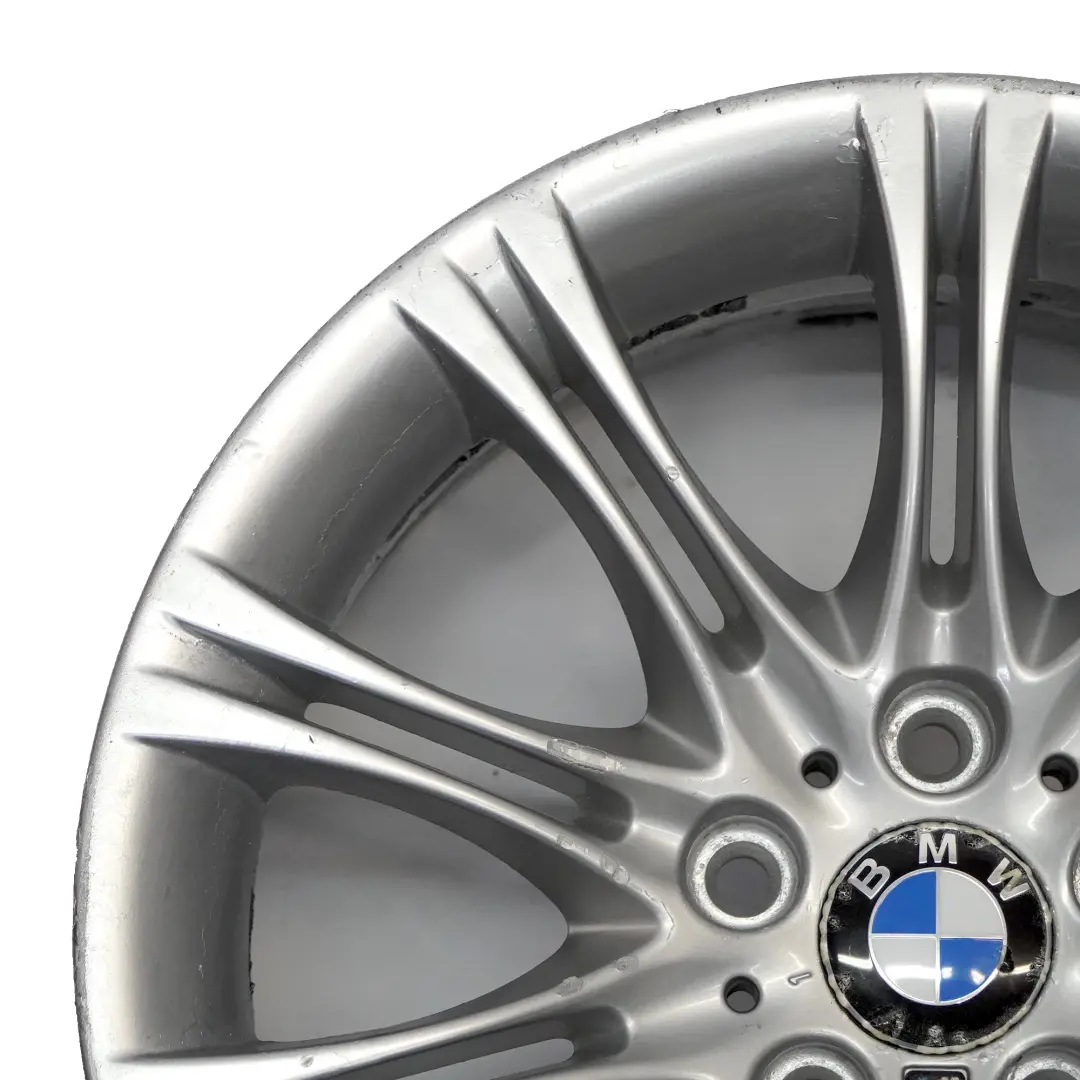 BMW 5 Series E60 E61 Silver Alloy Wheel Rim 18" ET:20 8J M Double Spoke 135