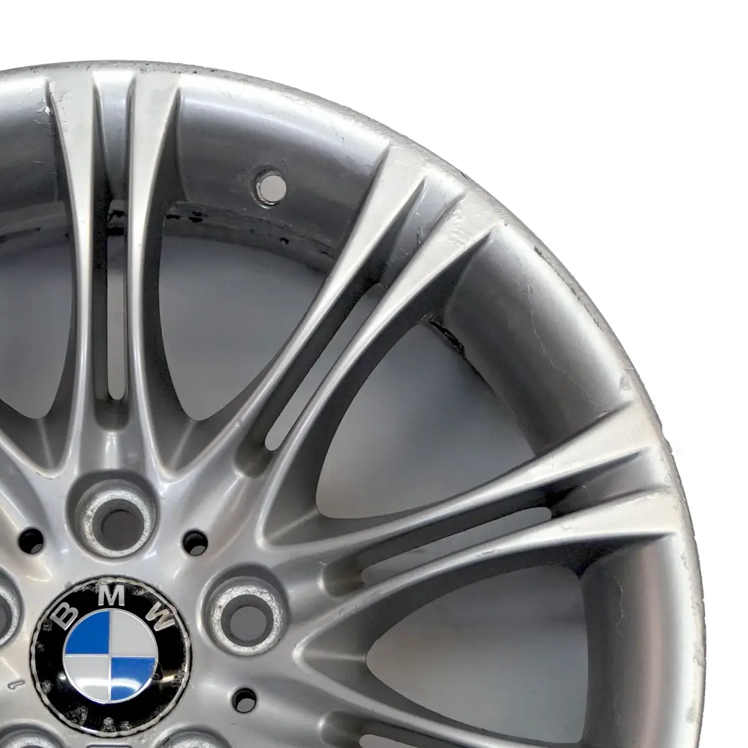 BMW 5 Series E60 E61 Silver Alloy Wheel Rim 18" ET:20 8J M Double Spoke 135