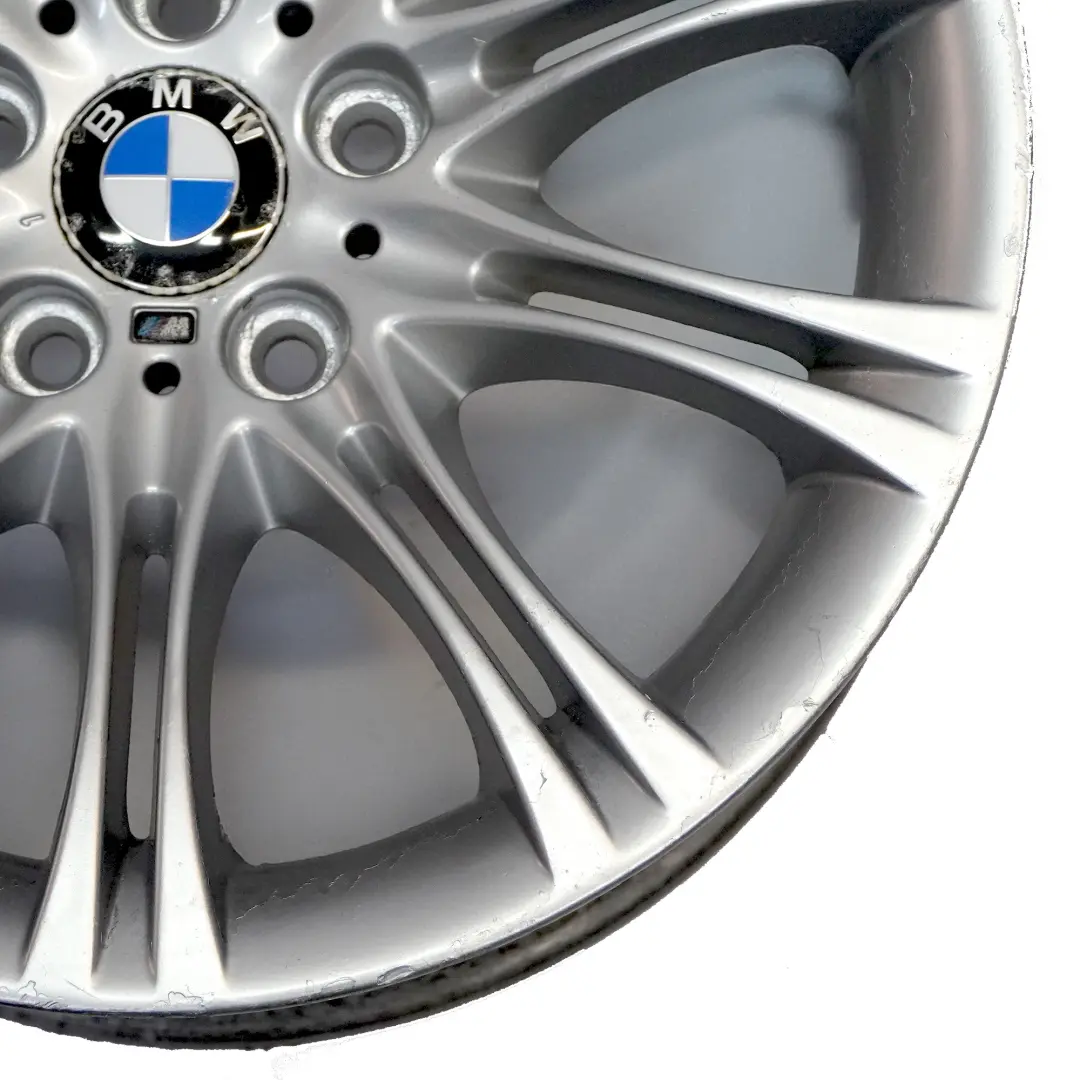 BMW 5 Series E60 E61 Silver Alloy Wheel Rim 18" ET:20 8J M Double Spoke 135