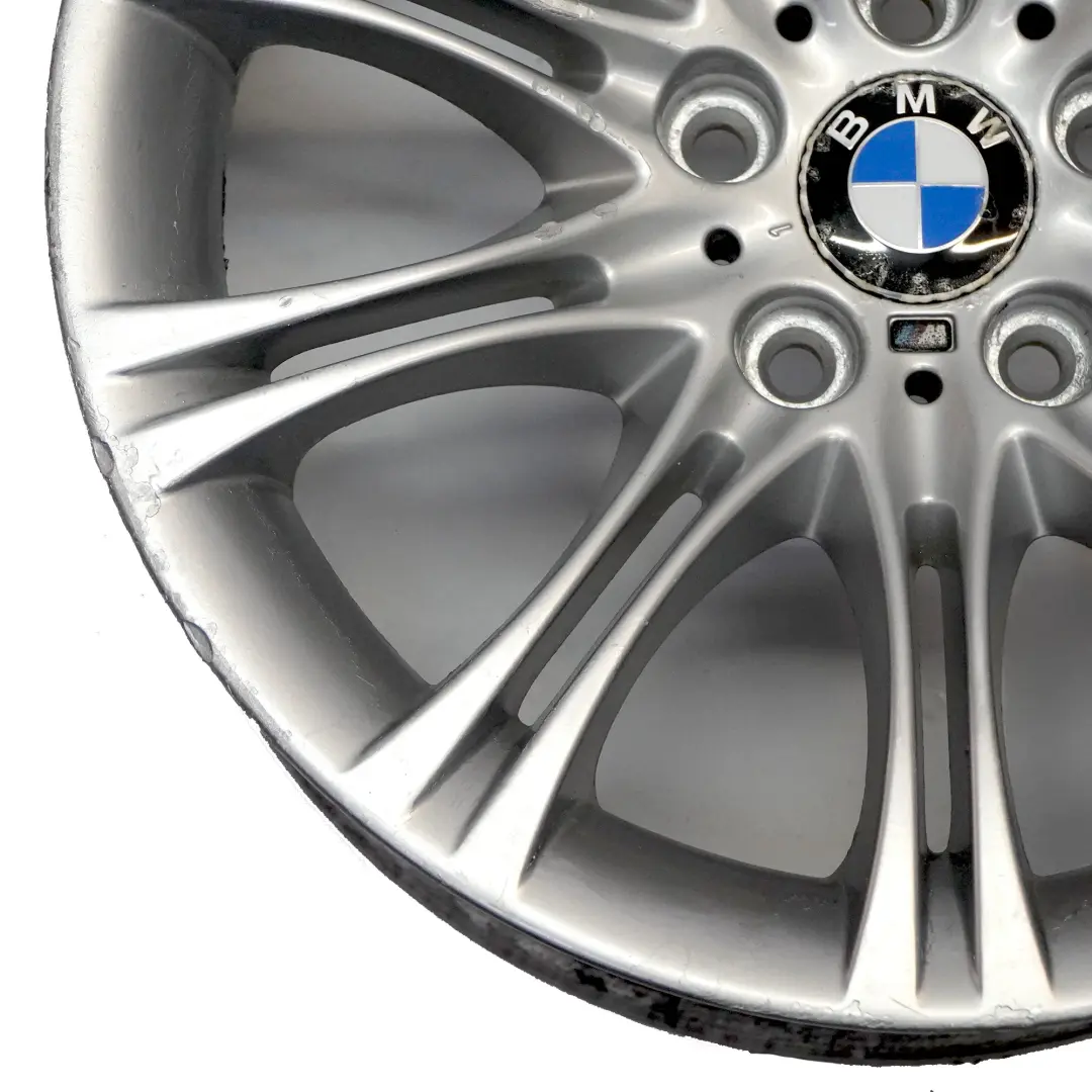 BMW 5 Series E60 E61 Silver Alloy Wheel Rim 18" ET:20 8J M Double Spoke 135