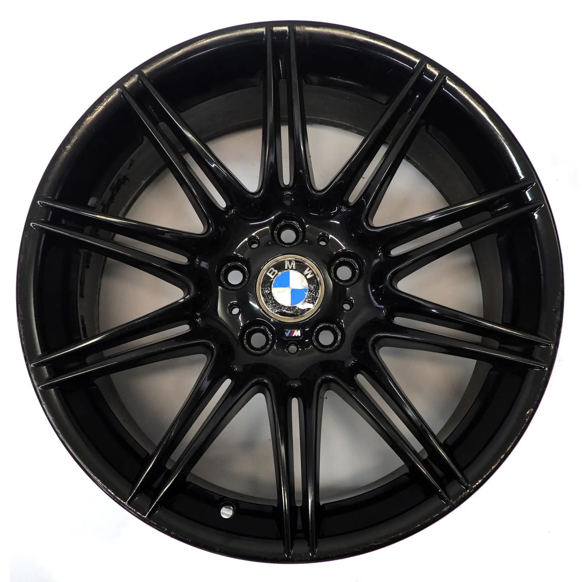 BMW E90 E91 Schwarz Hinten Alu Felge Alufelge 19" M Double Spoke 225 9J ET:39