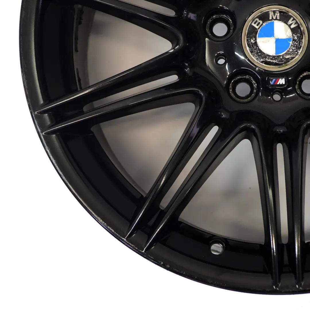 BMW E90 E91 E92 E93 Negro llanta trasera aleación 19 "M doble radio 225 9J ET:39