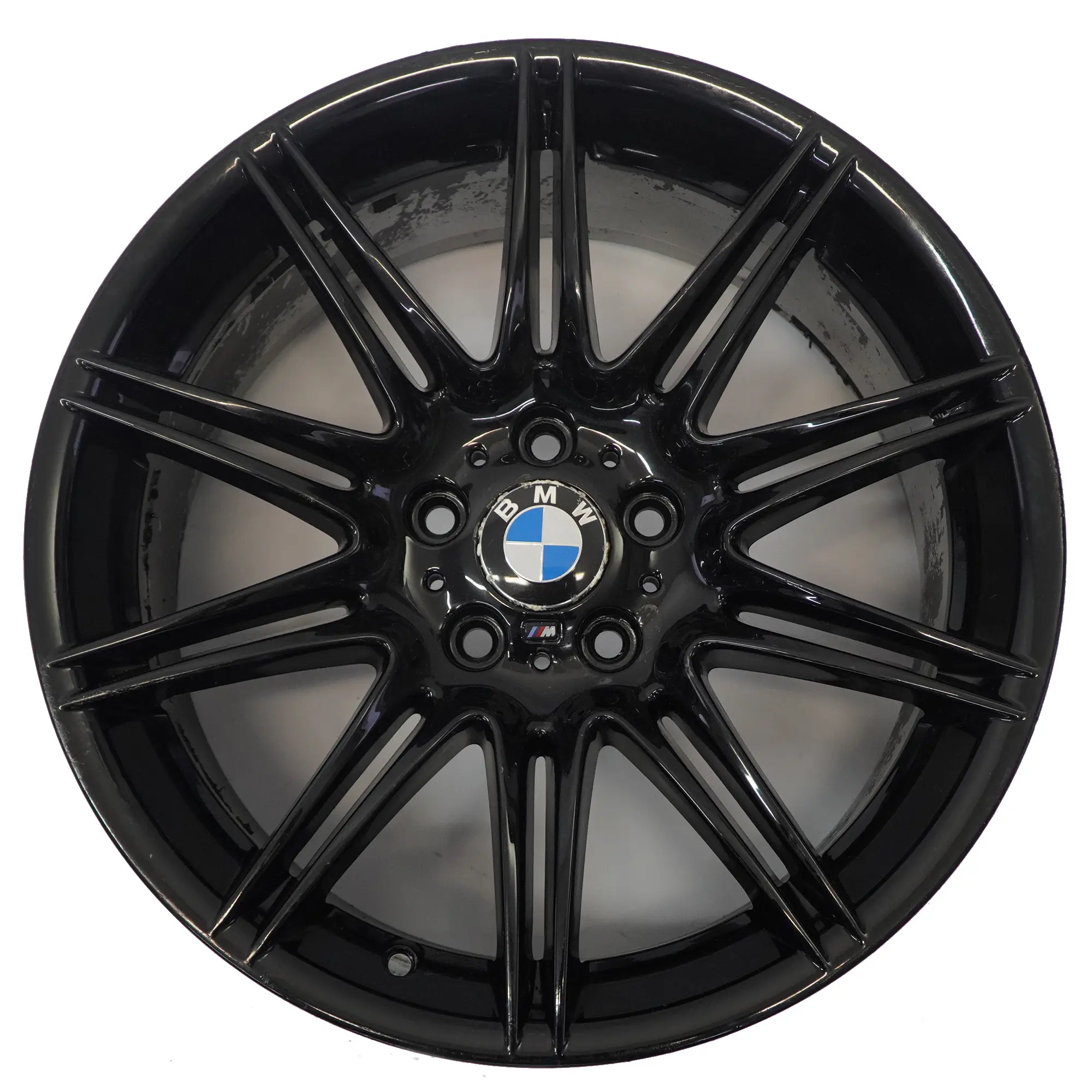 BMW E90 E91 Schwarz Hinten Alu Felge Alufelge 19" M Double Spoke 225 9J ET:39