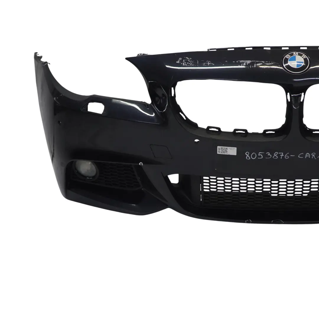 BMW F10 Front Bumper M Sport Trim Panel Surround View Carbon Black - 416