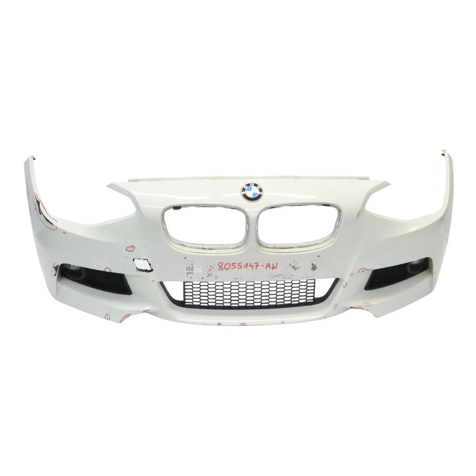 BMW F20 F21 Front Bumper M Sport Trim Panel Alpinweiss 3 Alpine White - 300