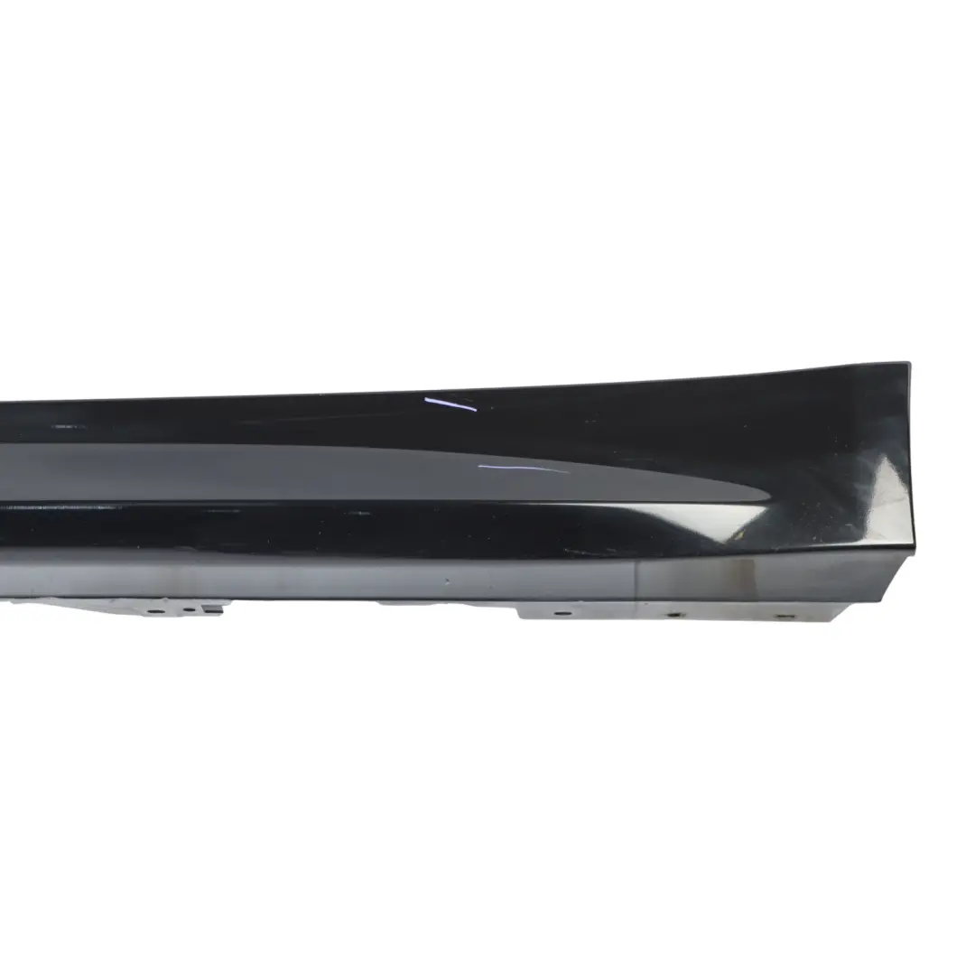 BMW F36 Side Skirt M Sport Sill Strip Left N/S Black Sapphire Metallic - 475