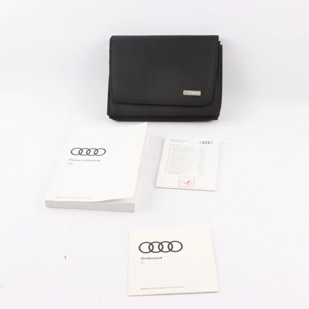 Audi SQ5 FY Owner's Handbook CD Radio Instructions Case Wallet