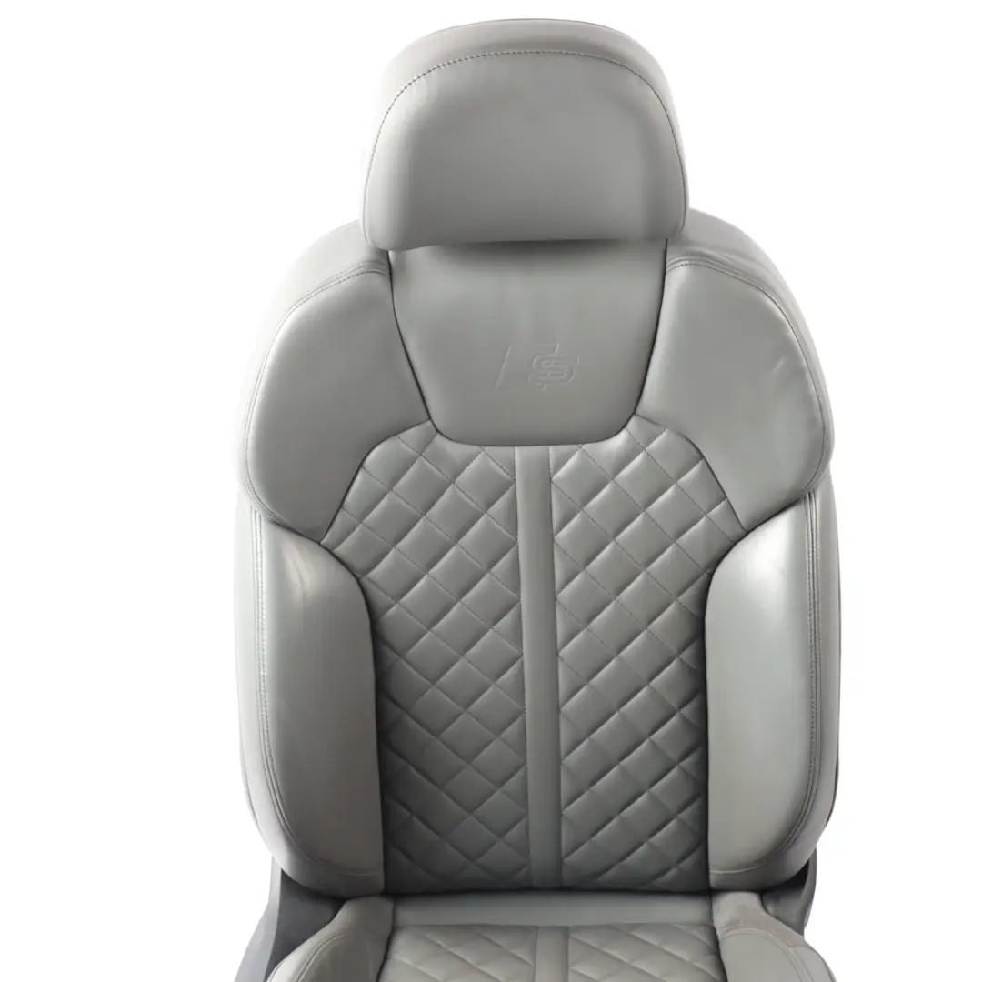 Audi SQ5 Mk2 FY Sport Seat Front Right O/S Memory Heated Leather Grey Anhtracite