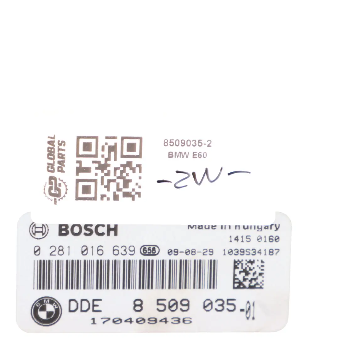 BMW E60 LCI 530d X5 E70 3.0d M57N2 235HP Engine ECU KIT DDE 8509035 CAS3 + Key