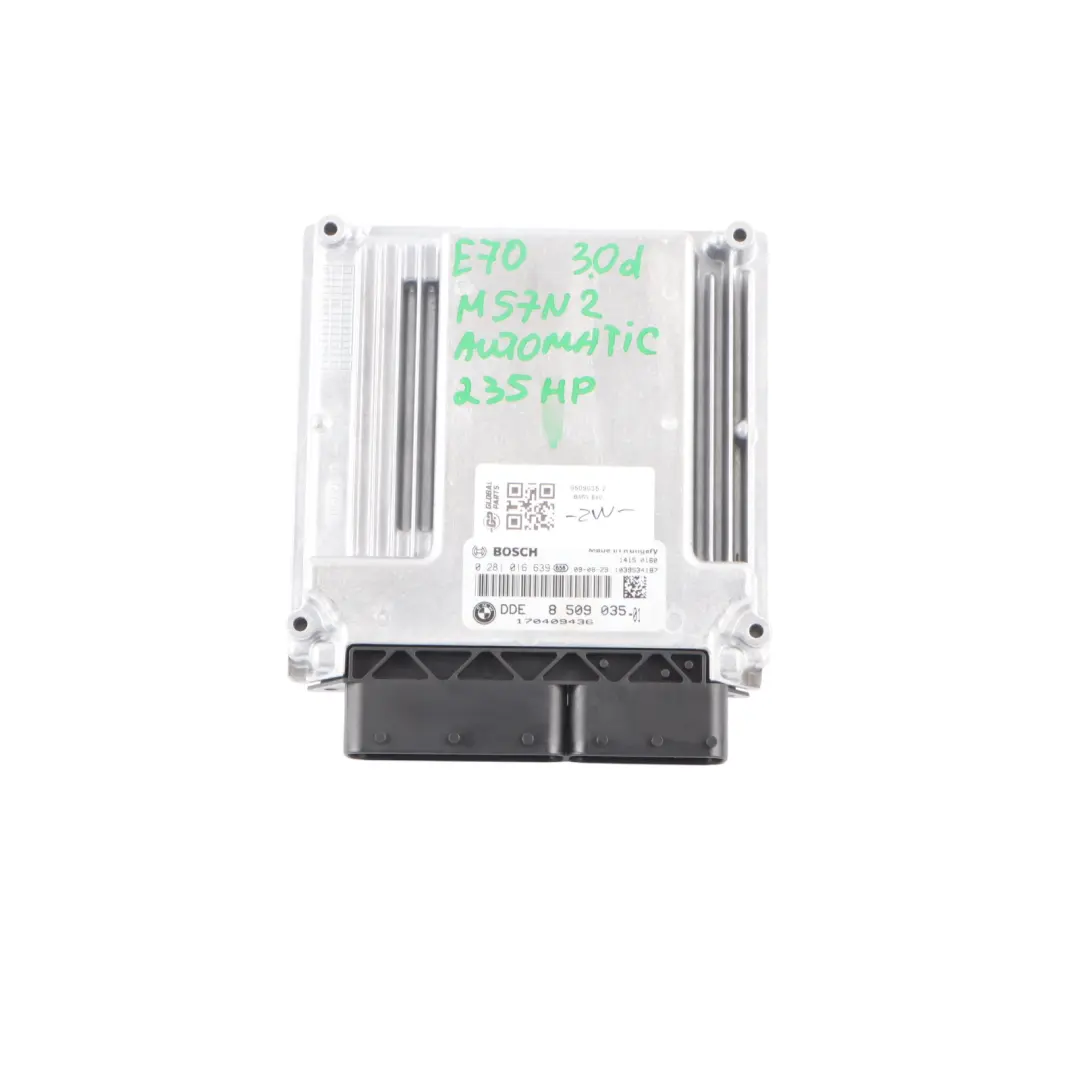BMW E60 LCI 530d X5 E70 3.0d M57N2 235HP Engine ECU KIT DDE 8509035 CAS3 + Key