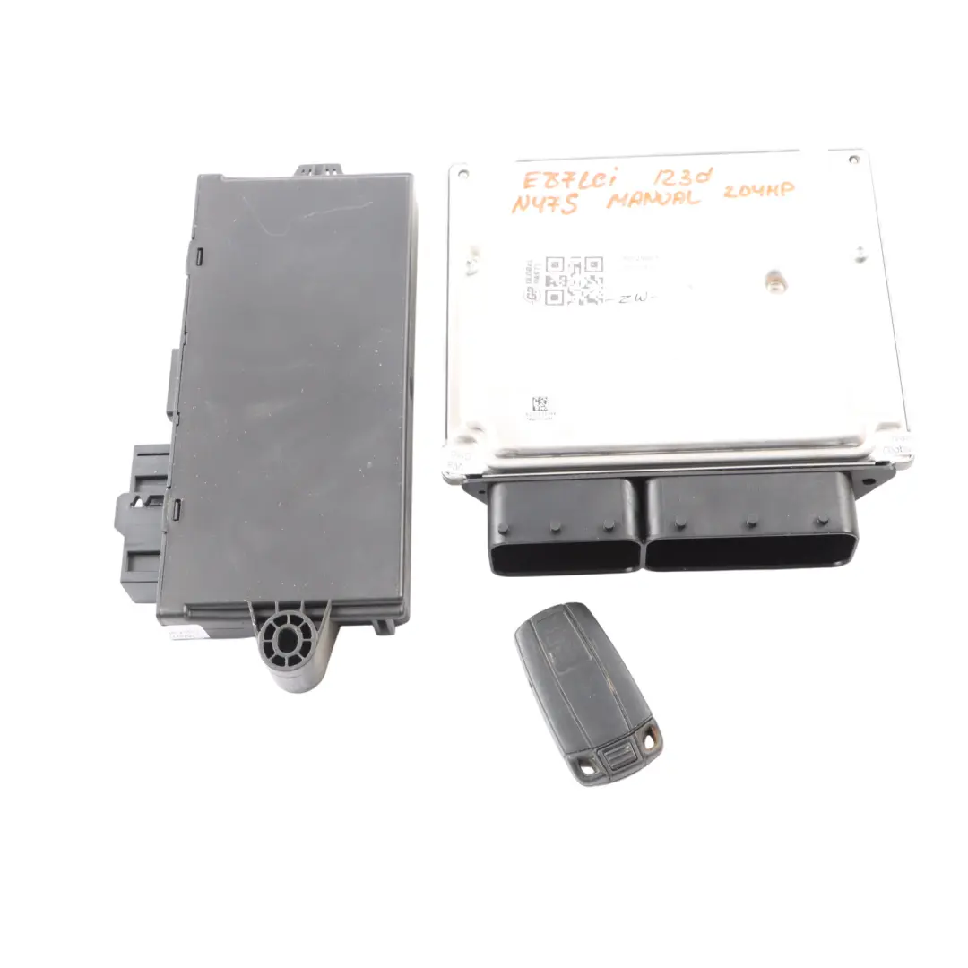 BMW E81 E82 E87 LCI E88 123d Engine N47S ECU Kit DDE 8512500 CAS3 + Keys Manual