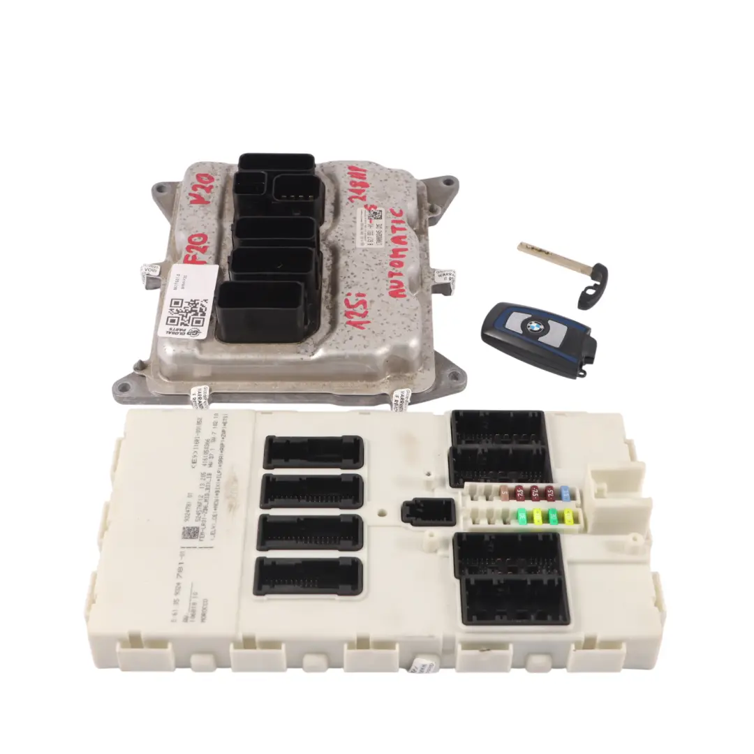 BMW F20 F21 125i N20 218PS ECU Steuergerät Kit DDE 8617551 Schlüss FEM Automatik