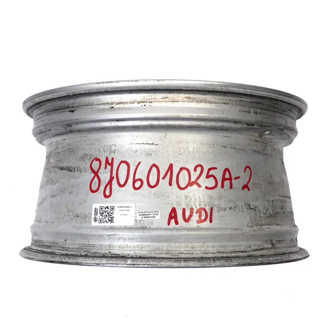 Audi TT Mk2 8J Silberne Leichtmetallfelge Alufelge 17" ET:50 8,5J 8J0601025A