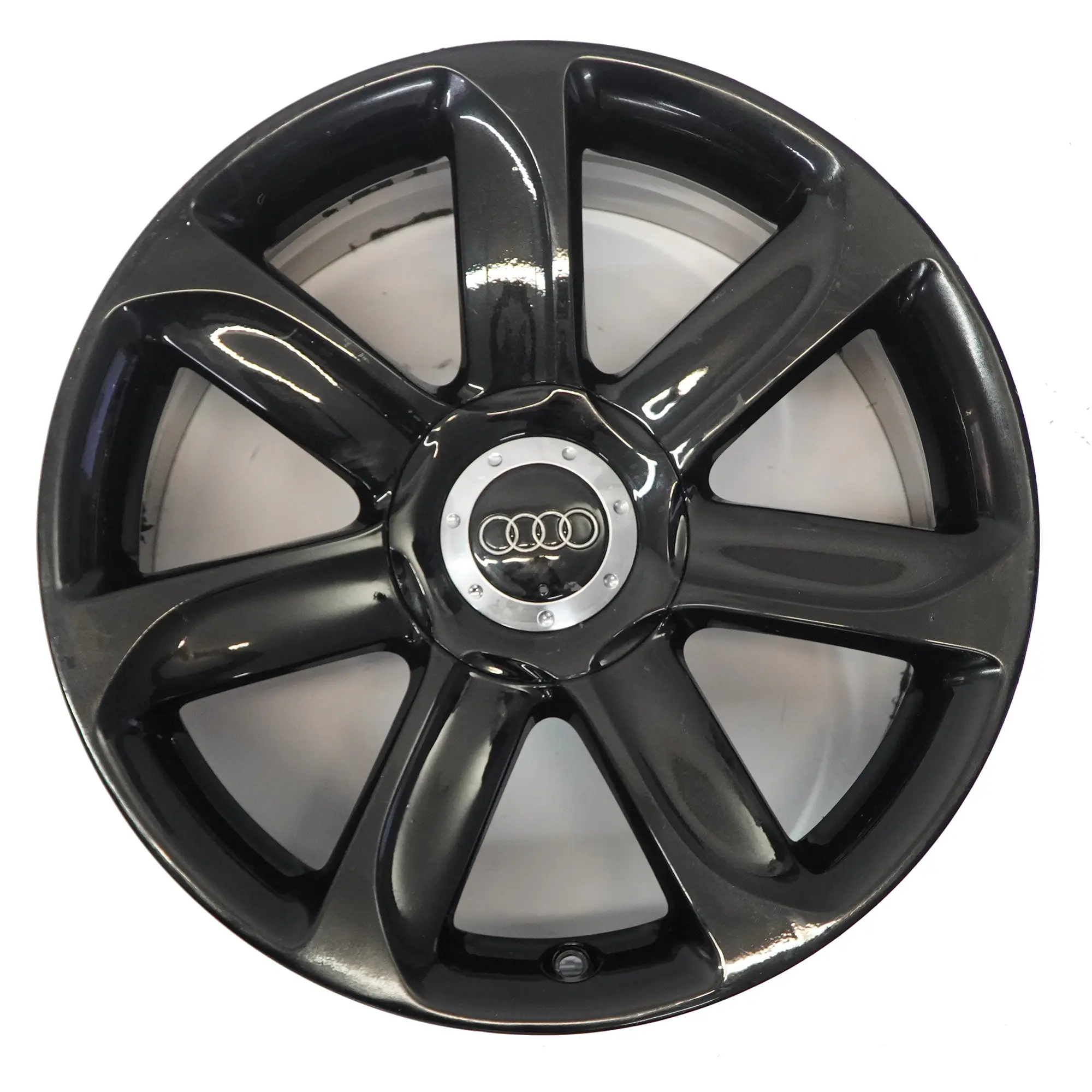 Audi TT Mk2 8J Black Alloy Wheel Rim 18" ET:52 9J 7-Spoke 8J0601025AC