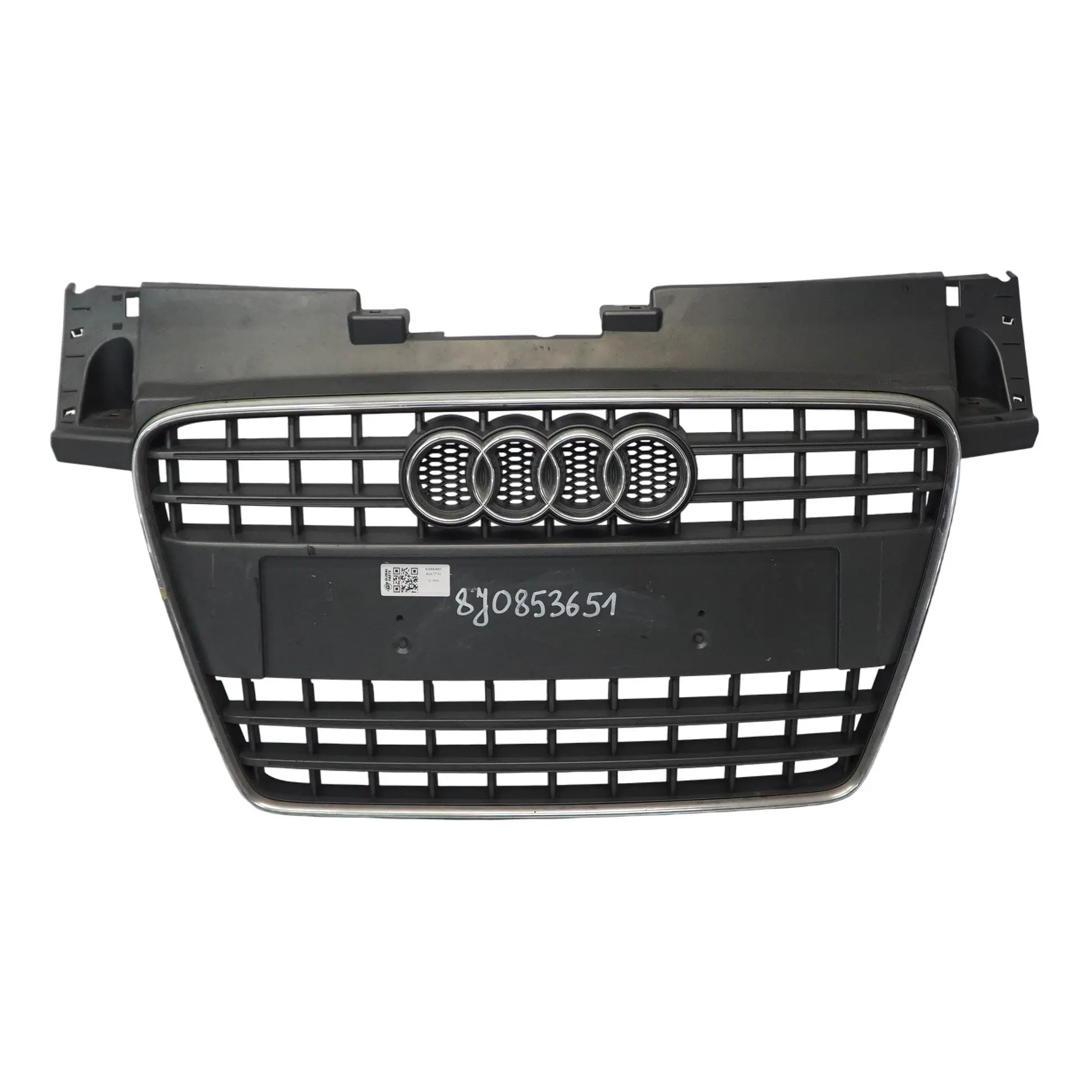 Audi TT 8J Front Stoß Stange Mitte Oberer Kühler Grill 8J0853651