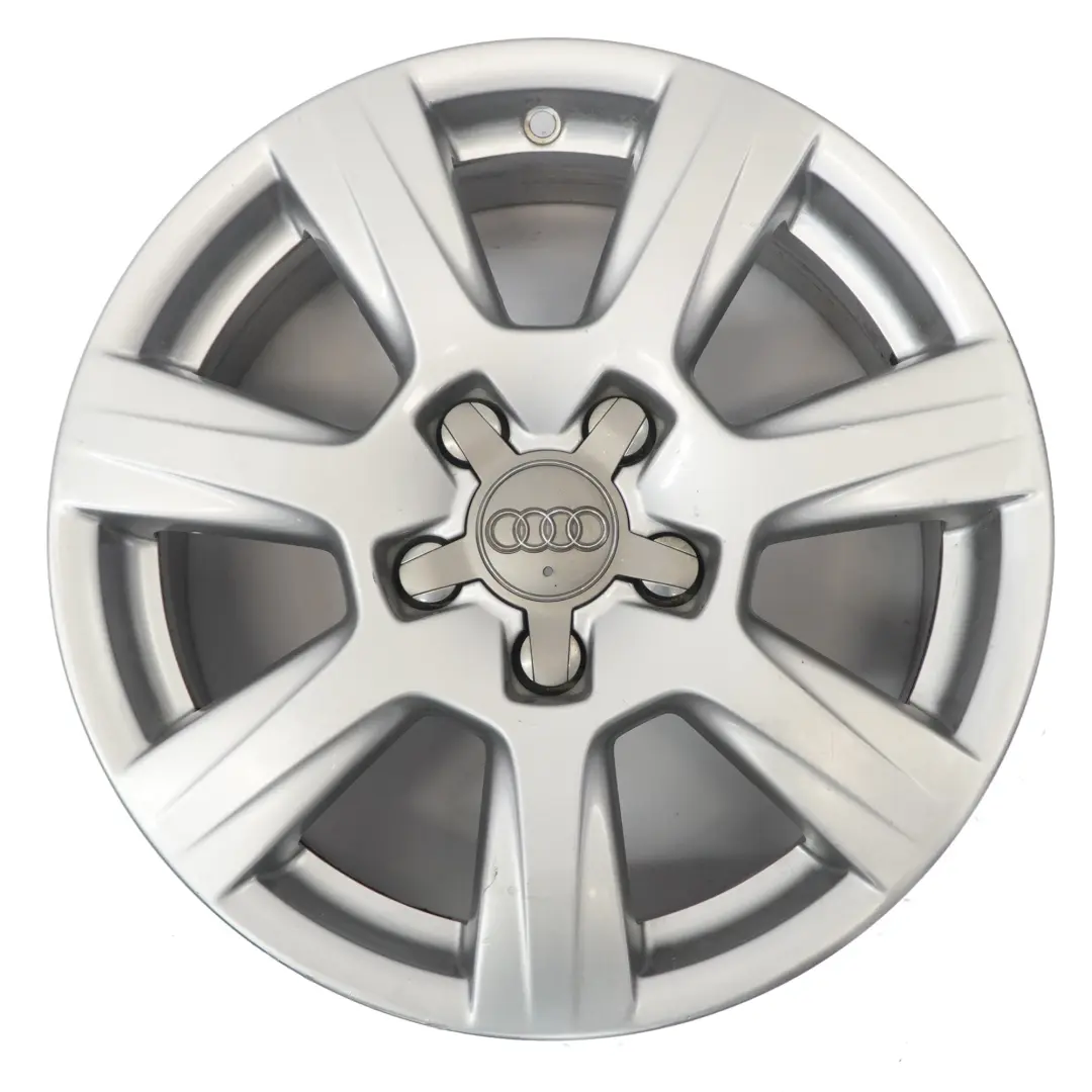 Audi A4 B8 8K Silver Wheel Alloy Rim 16" ET:45 7,5J 7-Spoke 8K0601025A