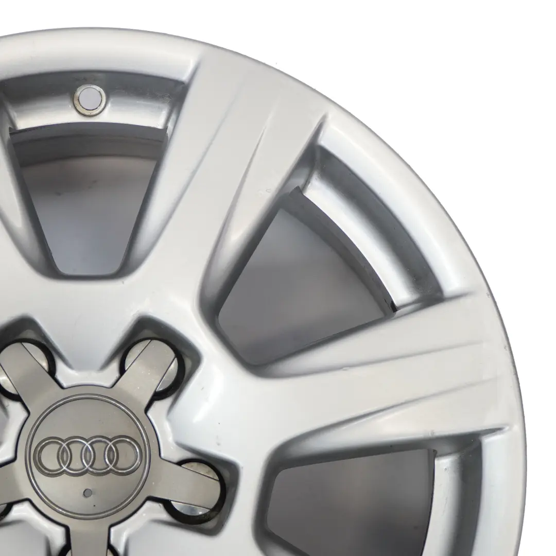 Audi A4 B8 8K Silver Wheel Alloy Rim 16" ET:45 7,5J 7-Spoke 8K0601025A