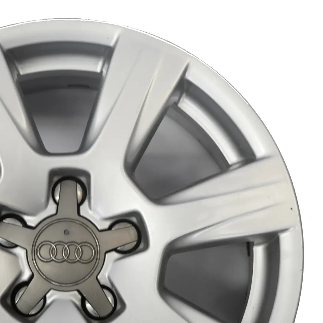 Audi A4 B8 8K Silver Wheel Alloy Rim 16" ET:45 7,5J 7-Spoke 8K0601025A