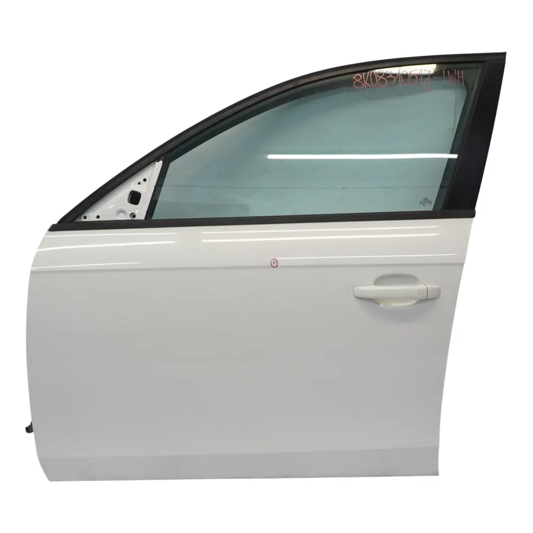 Audi A4 B8 Front Door Left N/S Door Shell Covering Panel Ibis White - Y9C