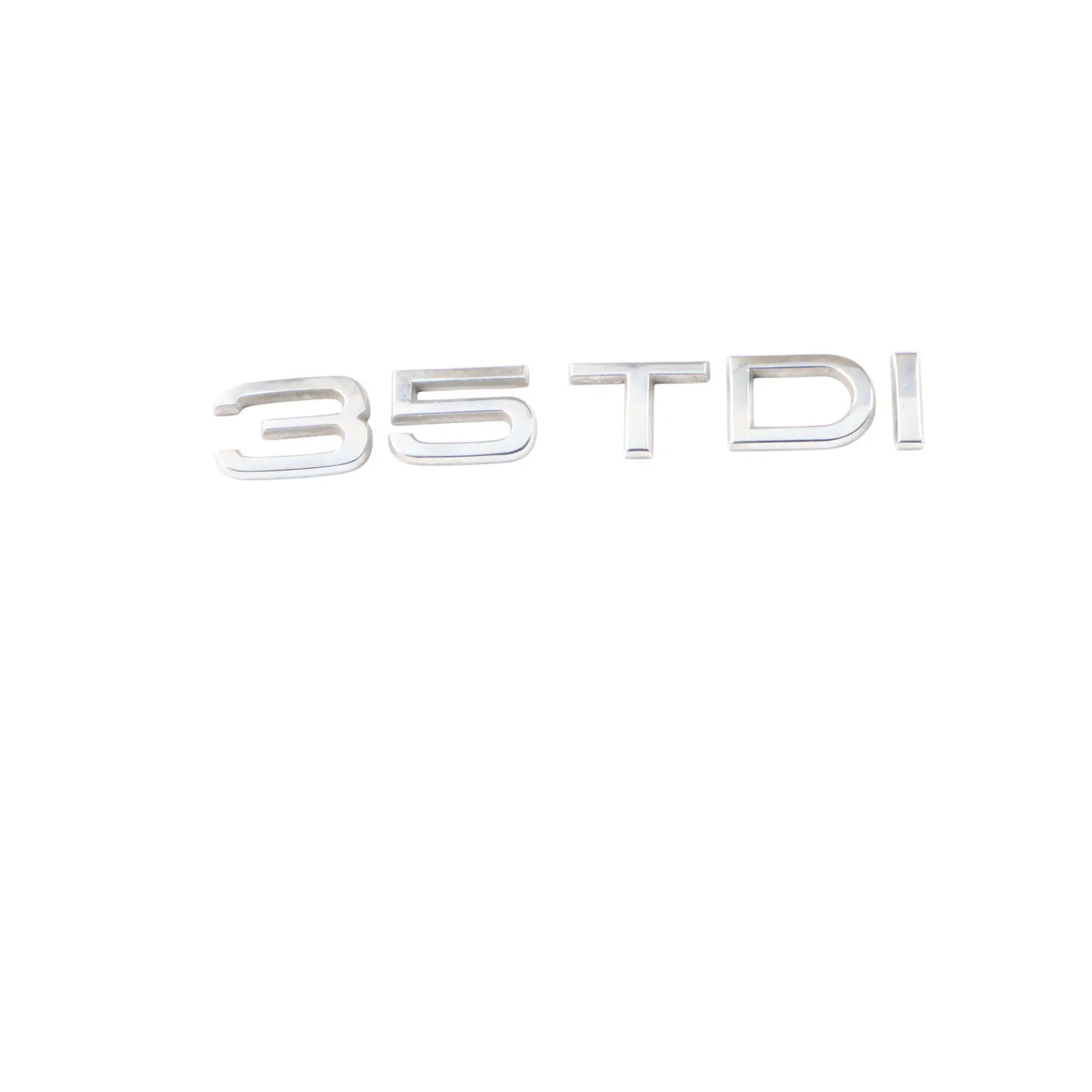 Audi A3 8V A4 B8 Diesel Rear Logo Emblem Lettering 35 TDI Chrome 8K0853744D