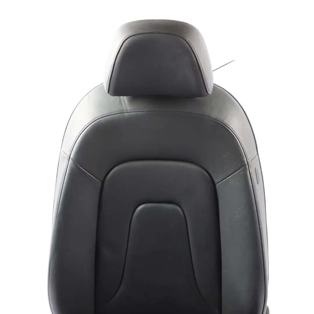 Audi A4 B8 Asiento Delantero Izquierdo Interior Cuero Negro