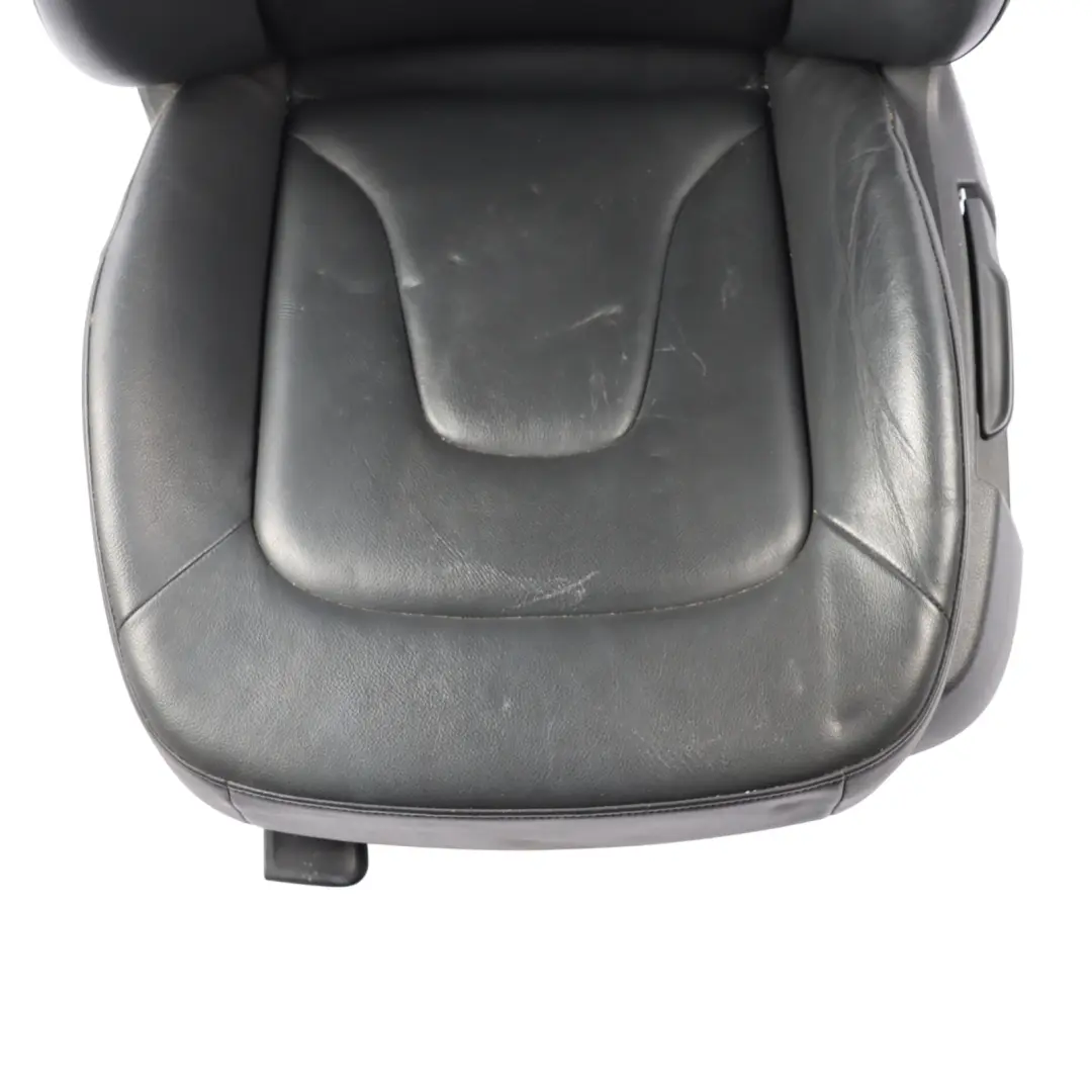 Audi A4 B8 Asiento Delantero Izquierdo Interior Cuero Negro