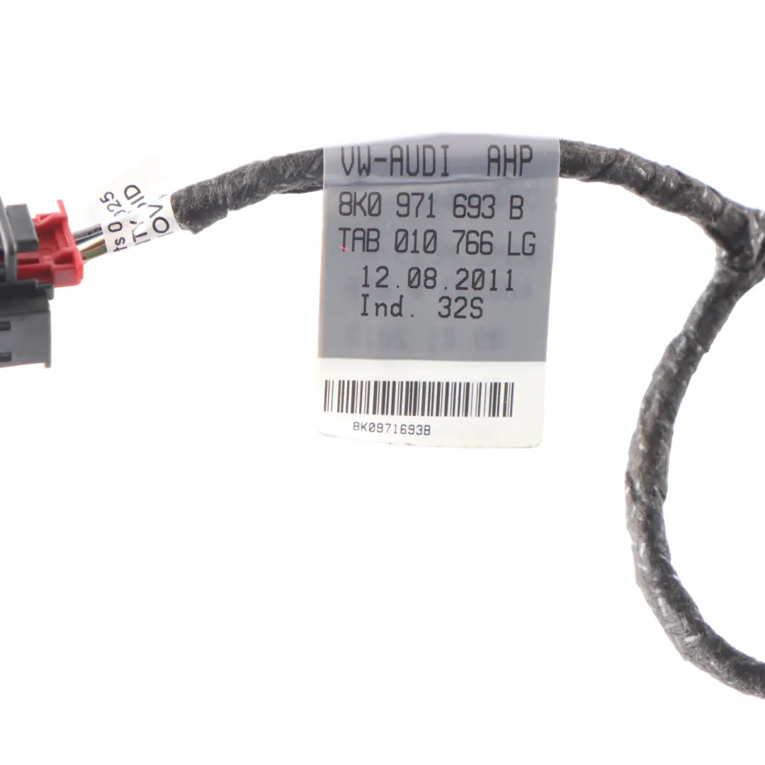 Audi A4 B8 Cableado arnés tarjeta puerta trasera izquierda derecha 8K0971693B