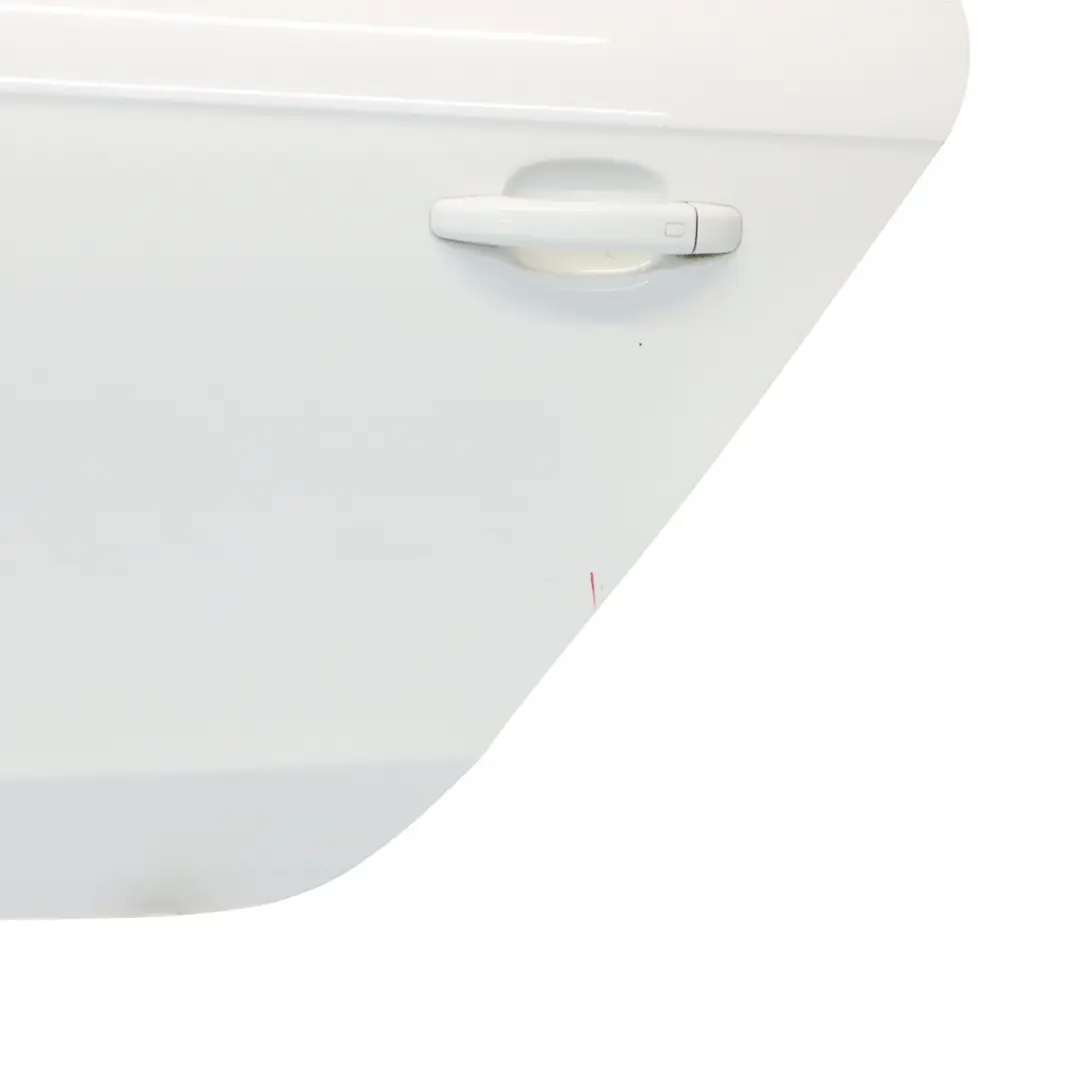 Audi A4 B8 Limousine Rear Door Left N/S Ibis White - Y9C