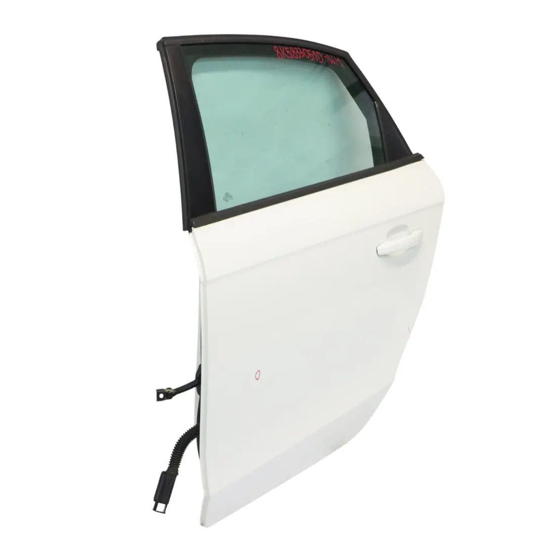 Audi A4 B8 Limousine Rear Door Left N/S Ibis White - Y9C