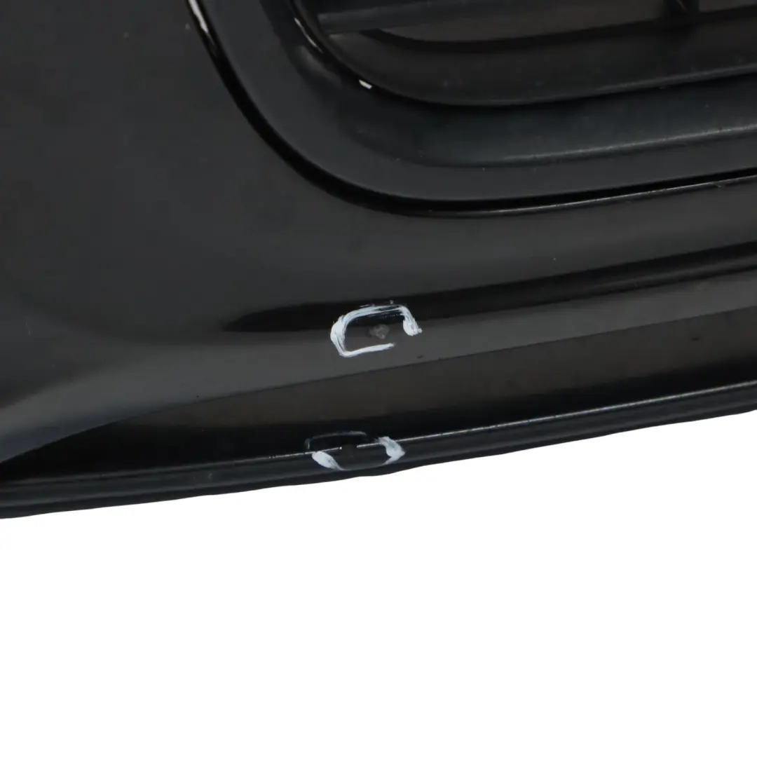 Audi A3 8P Front Bumper Trim Panel Cover Brilliant Black Metallic - Y9B