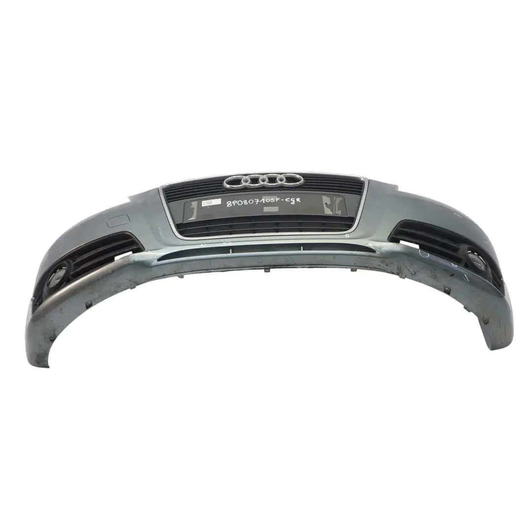 Audi A3 8P Front Bumper Trim Panel Cover Condor Grey Metallic - Y7E