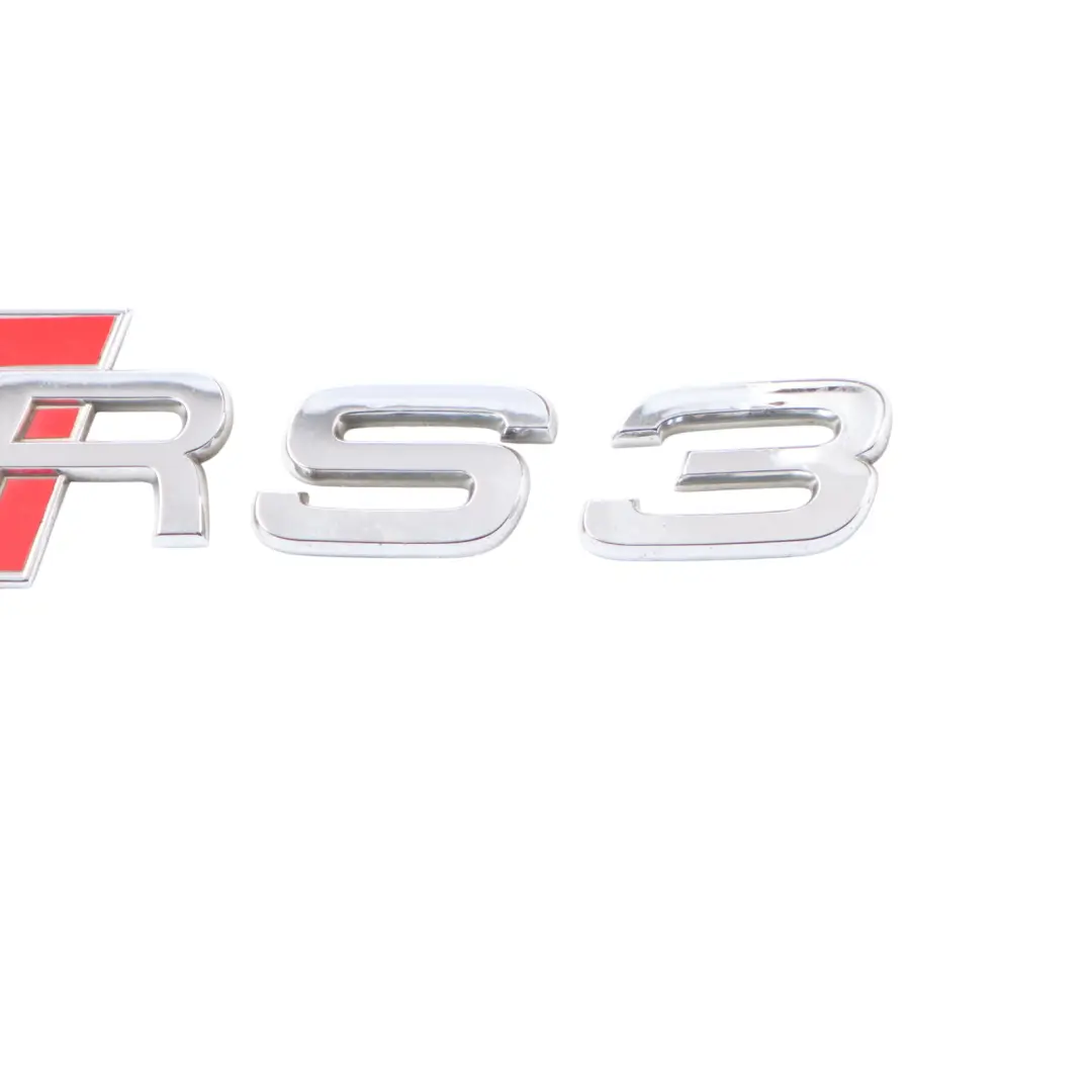 Audi A3 RS3 8V Tailgate Emblem Sticker Label Lettering Chrome 8P0853740