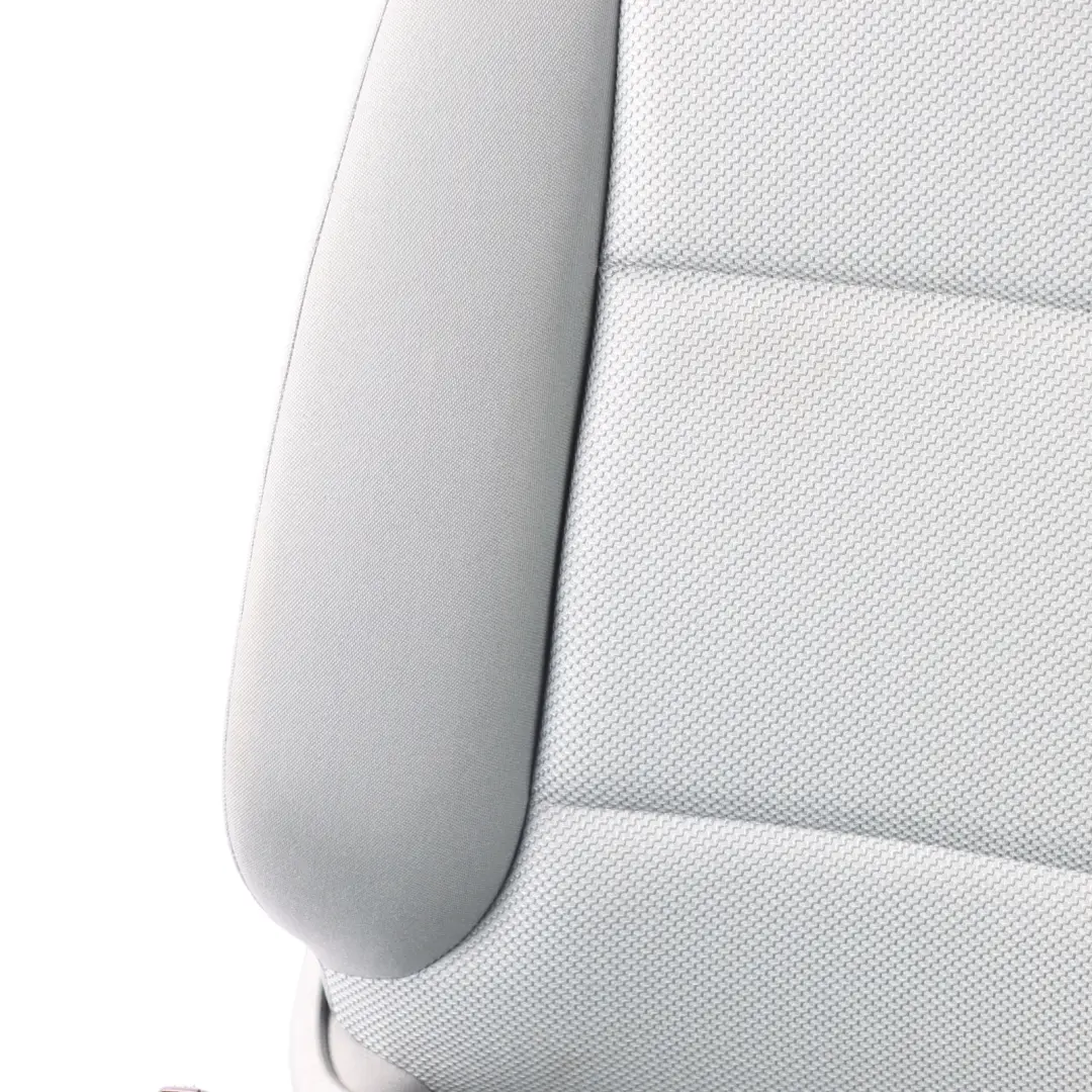 Audi A3 8P Sportback Seat Front Left N/S Interior Cloth Fabric Mineral Grey