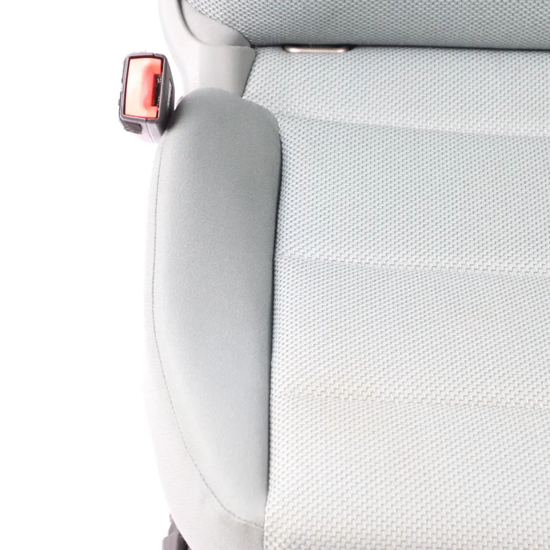 Audi A3 8P Sportback Seat Front Left N/S Interior Cloth Fabric Mineral Grey