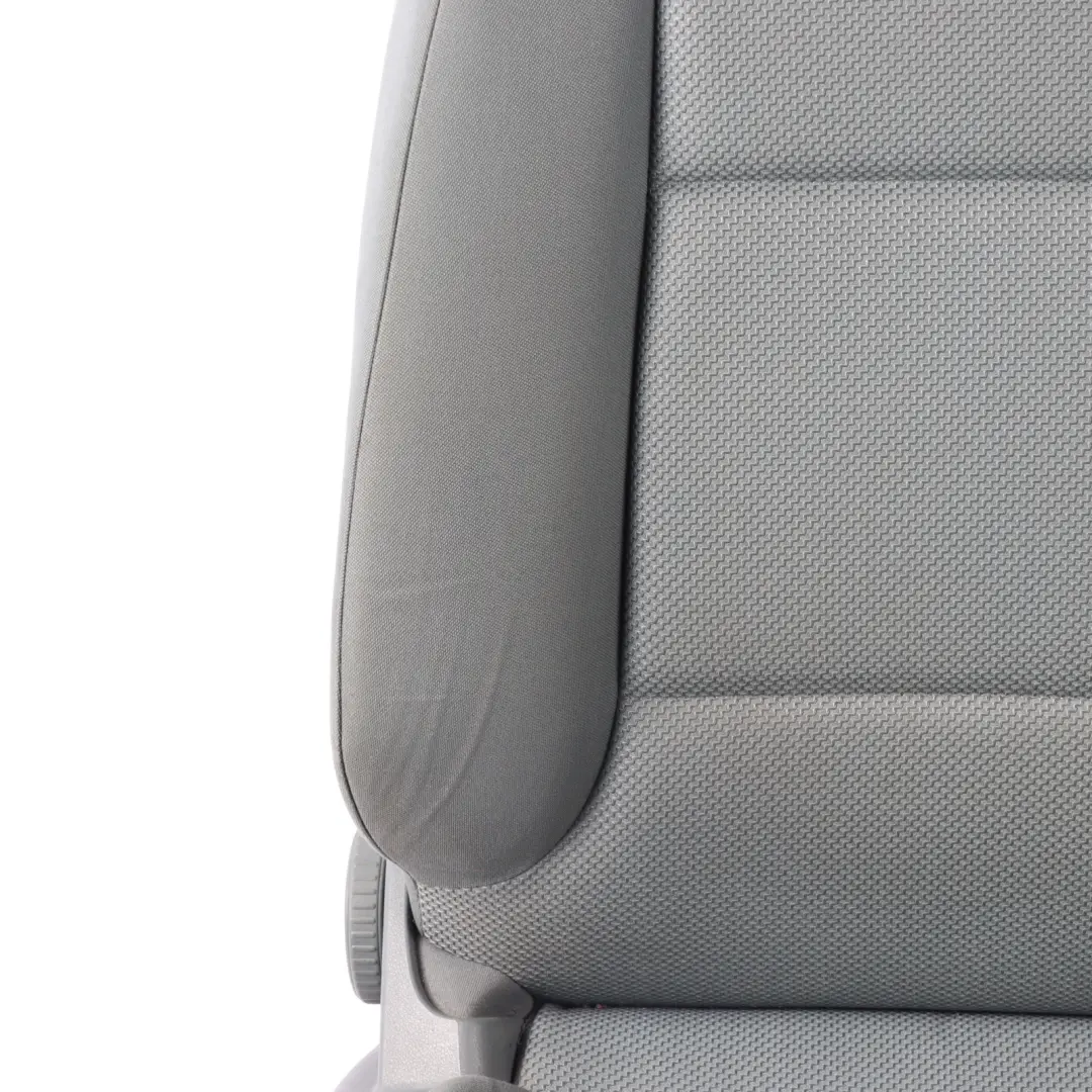 Audi A3 8P Sportback Seat Front Right O/S Interior Cloth Fabric Mineral Grey