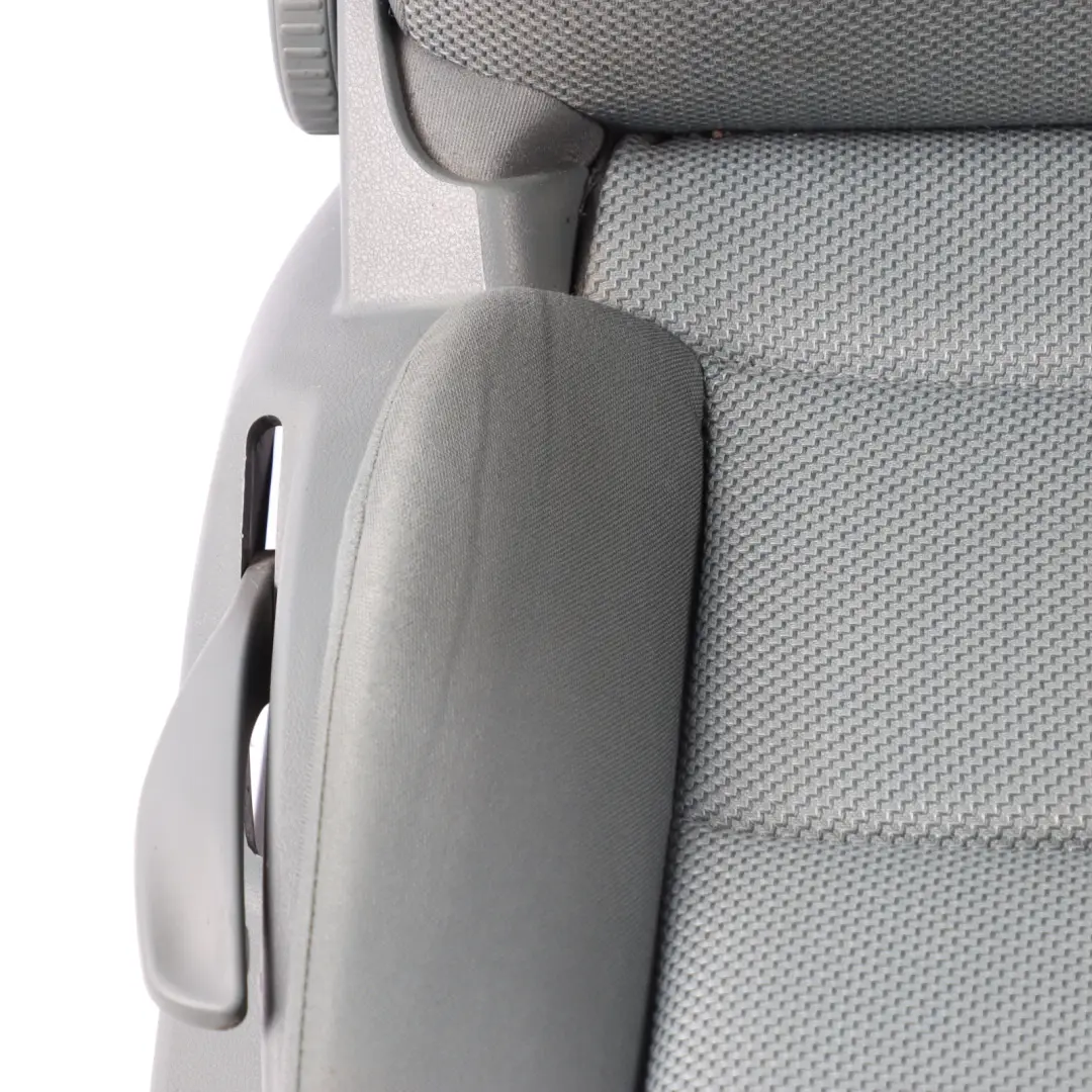 Audi A3 8P Sportback Seat Front Right O/S Interior Cloth Fabric Mineral Grey