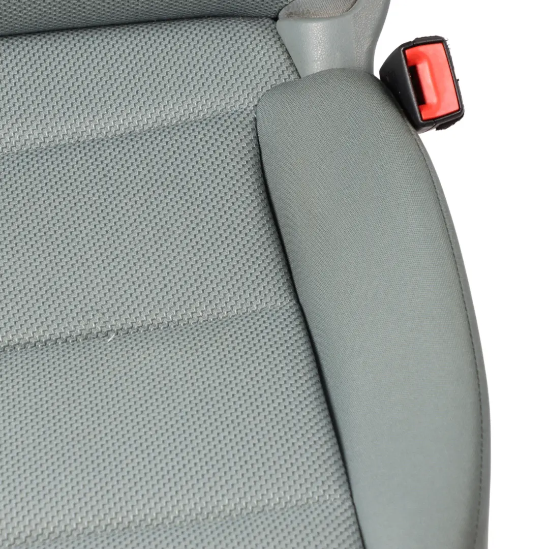 Audi A3 8P Sportback Seat Front Right O/S Interior Cloth Fabric Mineral Grey