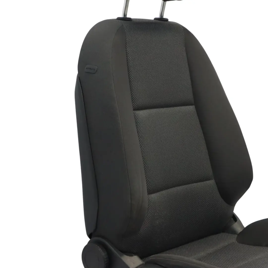 Audi A3 8P 5 Door Front Seat Right O/S Interior Cloth Fabric Soul Black