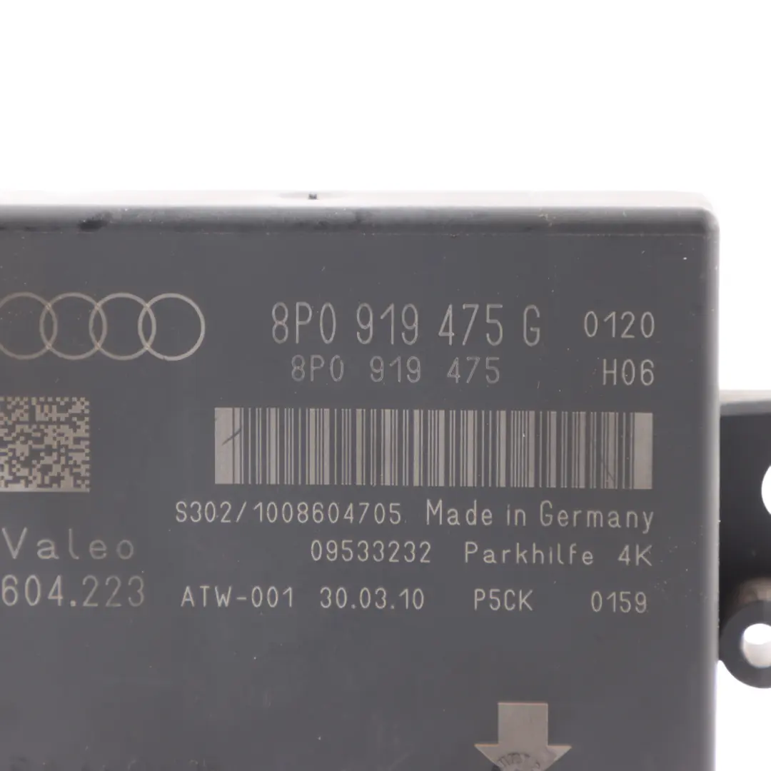 Audi S3 8P Control Unit PDC Parking Sensor Module 8P0919475G