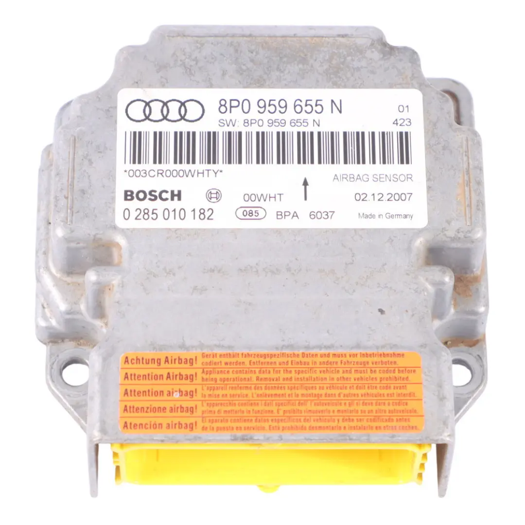 Audi A3 8P Side Air Module Control Unit ECU 8P0959655N