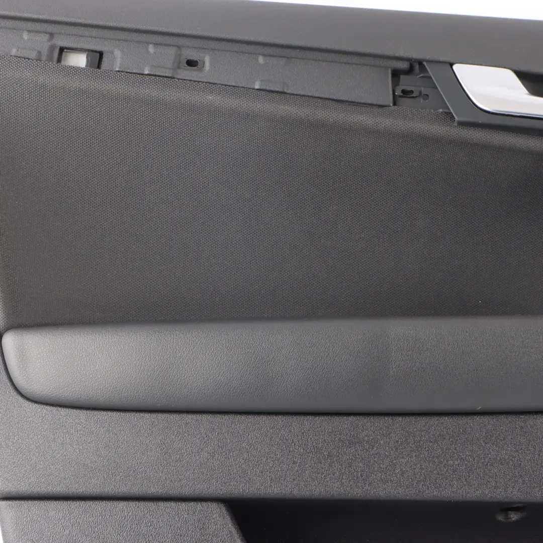 Audi A3 8P Front Left N/S Door Card Lining Trim Panel Black Leather 8P4867103L