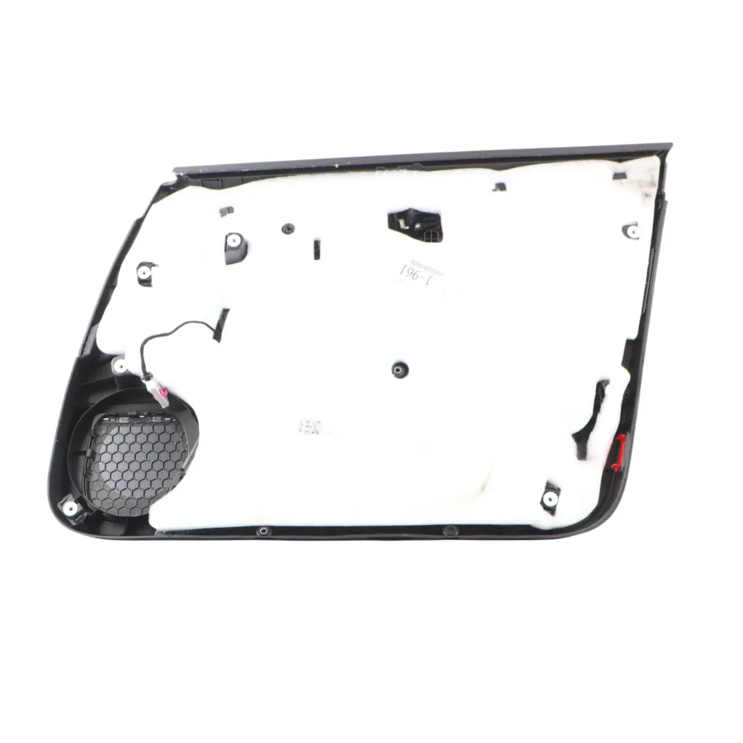 Audi A3 8P Front Left N/S Door Card Lining Trim Panel Black Leather 8P4867103L