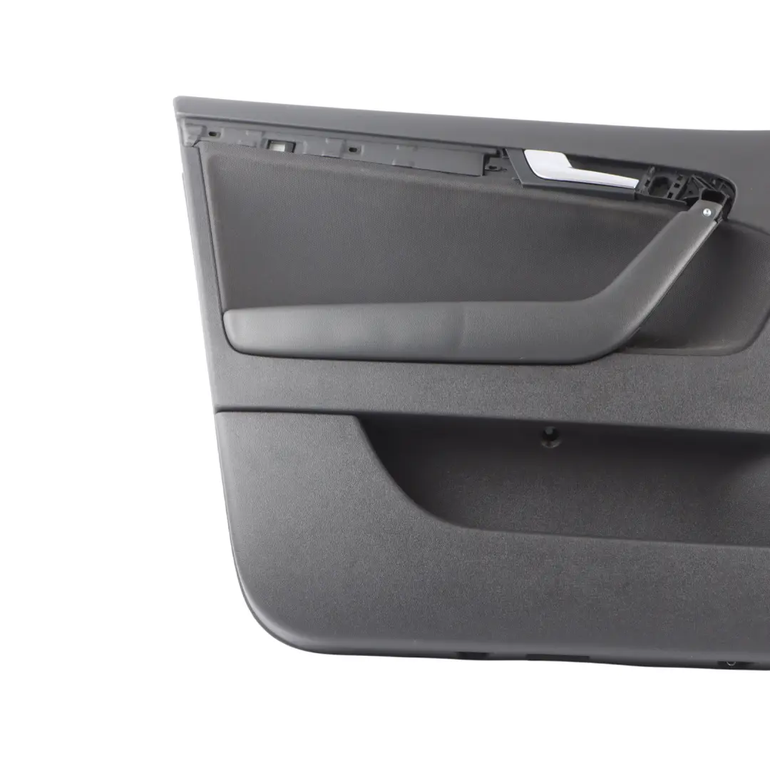 Audi A3 8P Front Left N/S Door Card Lining Trim Panel Black Leather 8P4867103L