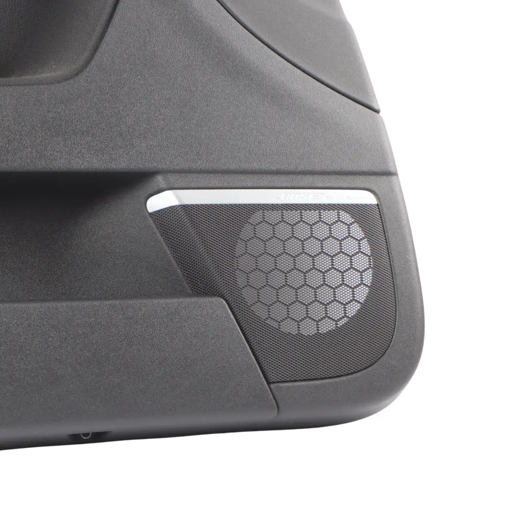 Audi A3 8P Front Left N/S Door Card Lining Trim Panel Black Leather 8P4867103L