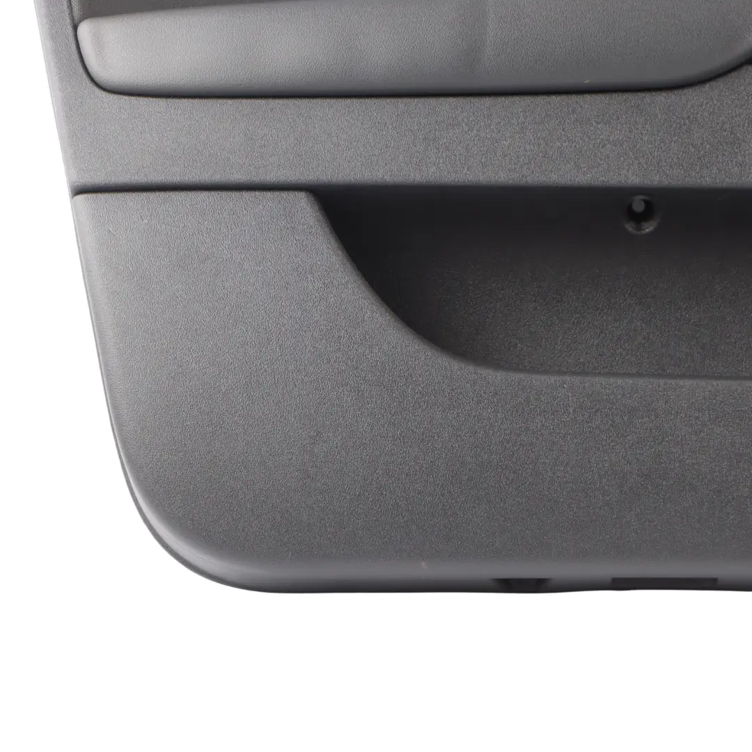 Audi A3 8P Front Left N/S Door Card Lining Trim Panel Black Leather 8P4867103L