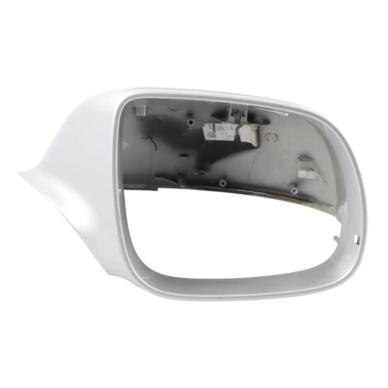 Audi Q7 4L Front Mirror Wing Door Cover Cap Right O/S Ice Silver Metallic - X7W