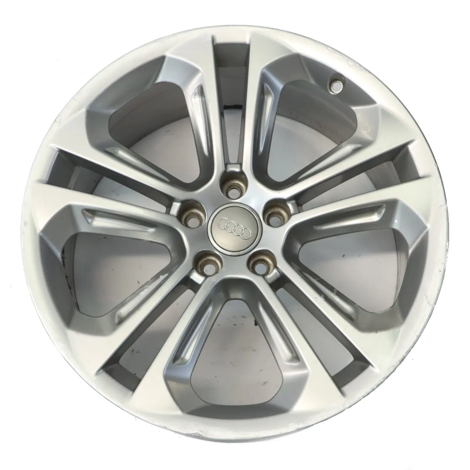 Audi Q3 8U Silver Alloy Wheel Rim 19" ET:36 8,5J Double Star Spoke 8U0601025AD