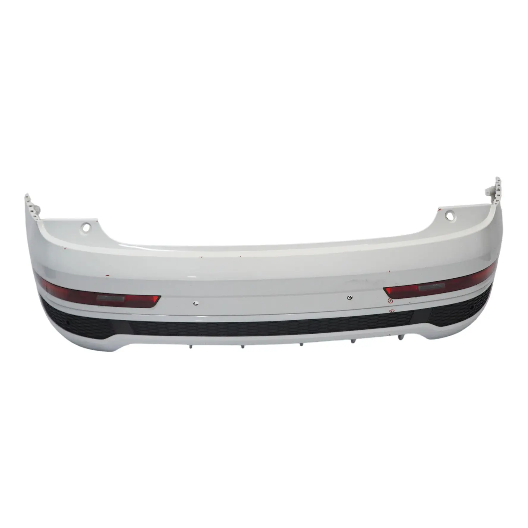 Audi Q3 8U Rear Bumper Covering Trim Panel Glacier White Pearl - S9R