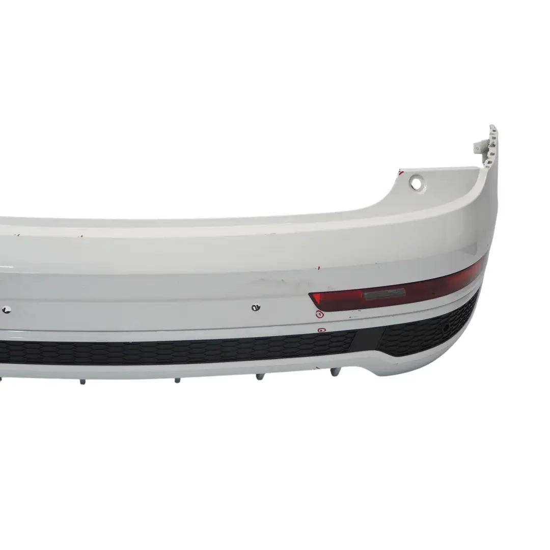 Audi Q3 8U Rear Bumper Covering Trim Panel Glacier White Pearl - S9R